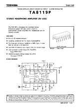 DataSheet TA8119P pdf