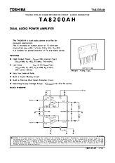 DataSheet TA8200AH pdf