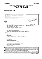 DataSheet TA8725AN pdf