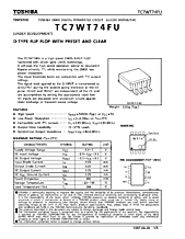 DataSheet TC7WT74FU pdf