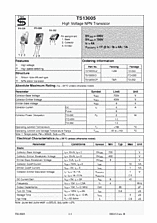 DataSheet TS13005 pdf