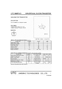 DataSheet UTCMMBTA13 pdf