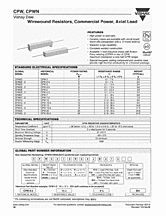 DataSheet CPWN, CPW pdf