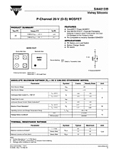 DataSheet SI8401DB pdf