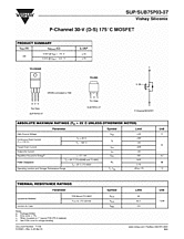 DataSheet SUP75P03-07 pdf