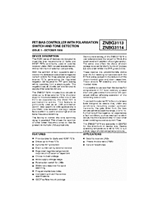 DataSheet ZNBG3114 pdf