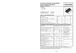 DataSheet ZVN2106G pdf